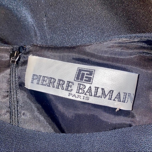 Vintage Pierre Balmain Black Skirt and Top Set - Picture 6 of 6